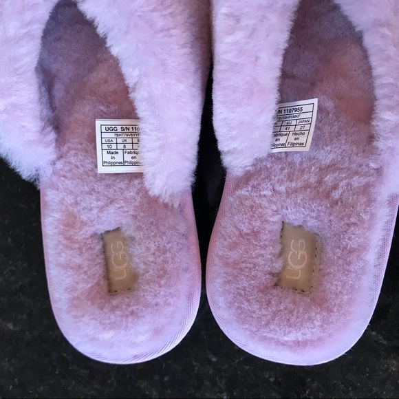 UGG Fuzzette Slippers, California Aster, Pink - Picture 15 of 15